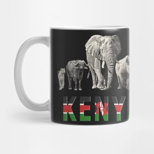 Africa's Big Five Kenya Pride Wildlife Mug